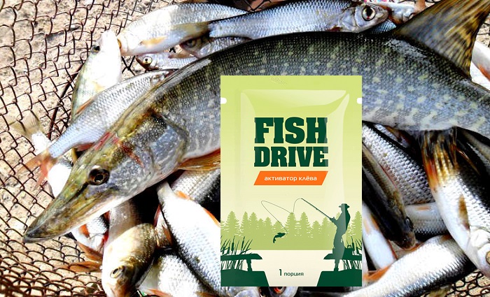 Fish Drive активатор клёва прикормка для всех видов рыб: легко увеличит количество улова!
